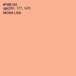 #FBB193 - Mona Lisa Color Image